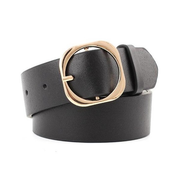 Ceinture En Cuir Véritable Femme Enmon – Dorée Et Verte – Taille S (31 Cm) – Élégance Et Qualité